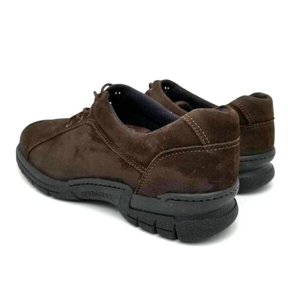 Clarks Springers Oxford Suede Leather Lace Up Shoes Brown Round Toe Size 8 - Picture 11 of 12